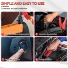Unbranded 12V Car Jump Starter Smart Jumper Cable Connector Alligator