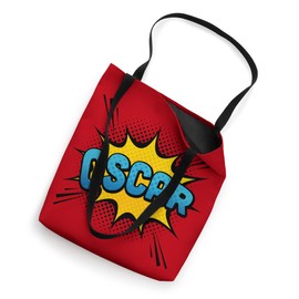 OSCAR - Boys Name Fun Comic Book Style Superhero Tote Bag