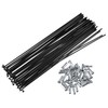 X AUTOHAUX 36 Pcs Bicycle Steel Spokes 14G Bike Spoke