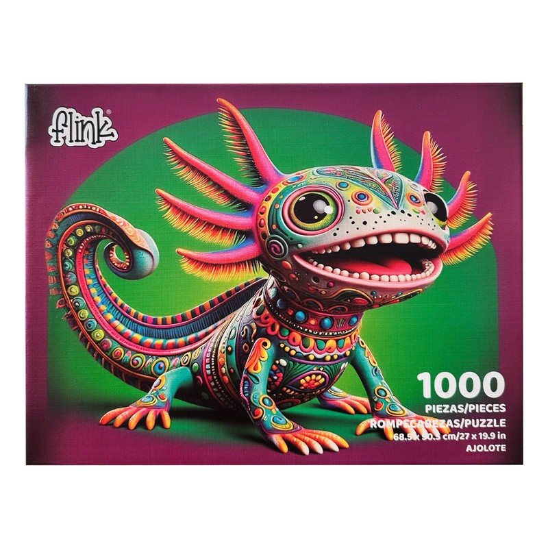 FLINK Rompecabezas Ajolote Alebrije 1000 Piezas