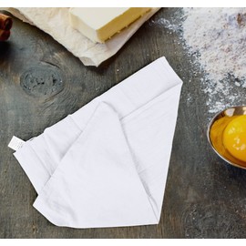 Utopia Kitchen White Flour Sack Towels [24 Pack - 28 x 28 Inch] 100% Cotton Tea Towels for Cleaning & Drying - Highly Absorbent Kitchen Dish Cloth