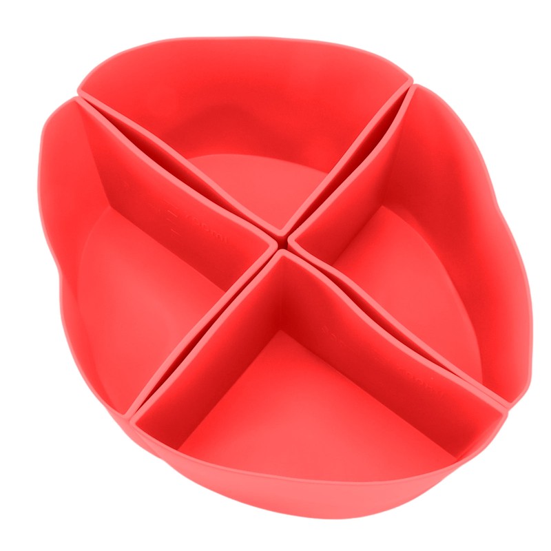 Slow Cooker Divider Liner 4 in 1 Silicone Reusable Leakproof