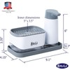 OMAIA 4-in-1 Dish Soap Dispenser Set with Sponge Holder and