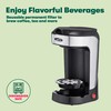 BELLA One Scoop One Cup Coffee Maker, Single Serve Brewer