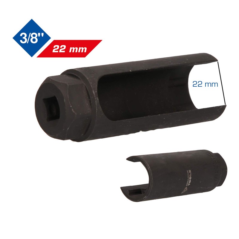 BRILLIANT TOOLS BT606003 Lambda Sensor Socket, Long [Powered by KS