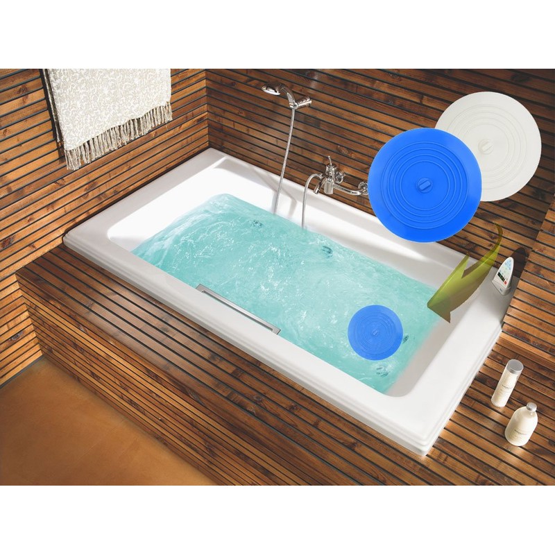 V-TOP Tub Stopper 2 Pack, 6 inches Large Silicone Drain