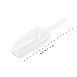 4 Cucharas De Transparente Mini Cuchara Taza Medidora De Palas De Dulces Para Buffet De Dulces Pala De Nieve De Aluminio Cuchara De Hielo Cuchara