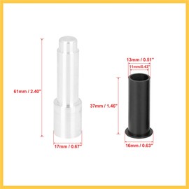 REPAIROCK 1 Set Door Hinge Bushing Liners Replacement for Jeep Wrangler 2007-2018 2 Door Auto Replacement Parts