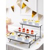 Yedio 3 Tier Serving Tray Set 14 Inch Porcelain Tiered