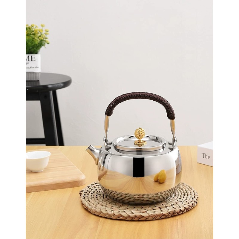 IwaiLoft IWL1078 Kettle, Stainless Steel, Water Kettle, Tea Pot, Gas