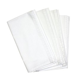 Aunt Martha's Dinner Napkins, White, Set of 4