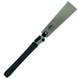 SUIZAN Folding Ryoba Double Edge Saw 9.5" - Professional Japanese Pullsaw Handsaw Woodworking Tools