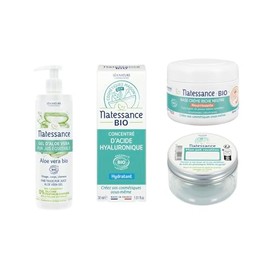NATESSANCE Eye Cream DIY Cosmetic Set Refreshes the Look Protects, Soft and Moisturises All Skin Types Gel Texture Recipe Book + Empty Tin 100 ml