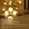 LED Ball String Lights USB Interface 8 Light Modes Warm