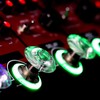 10Pcs Guitar Effect Pedal Footswitch Topper ABS Clear Single Pedal