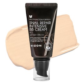 Mizon Snail Repair Intensive BB Cream SPF50+ PA+++, Snail Repair Intensive BB Cream No. 21, 50ml, 1 piece / 미즈온 스네일 리페어 인텐시브 비비크림 SPF50+ PA+++, 스네일 리페어 인텐시브 BB크림21호, 50ml, 1개