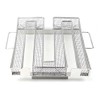 Wiltec BBQ Economy Burner 22.5 x 22.5 x 5 cm