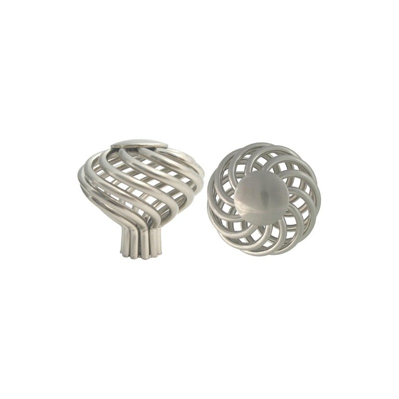 5 Pack Satin Nickel Kitchen Furniture Cabinet Drawer Hardware Bird