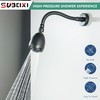 SUBEIXI Adjustable Shower Arm with High Pressure Shower Head, Powerful
