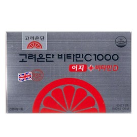 Korea Eundan Vitamin C1000 Easy + Vitamin D 600mg x 180 Capsules x 4  / 고려은단비타민C1000 이지 + 비타민D 600mg x 180캡슐 x 4개