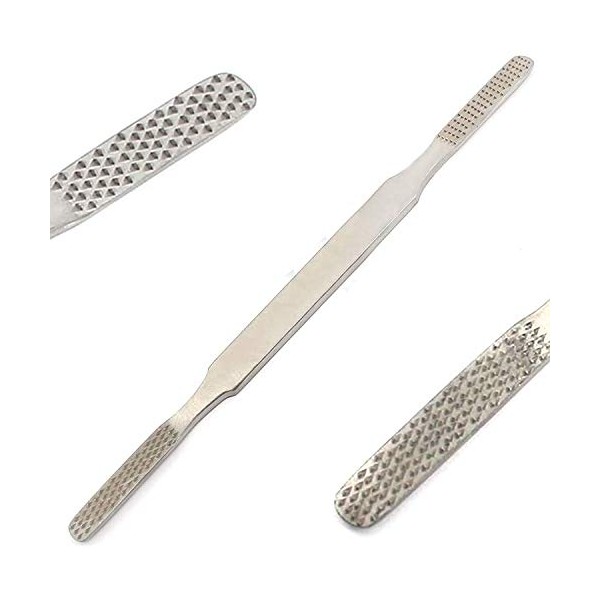 G.S FOMON RASP 8.25" Double END FINE Teeth in Flat