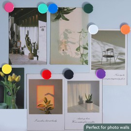 DUJEQM Fridge Magnets Refrigerator Magnets Strong Magnets Small Magnets for Whiteboard, 20 PCS Magnet Heavy Duty Magnets Cute Mini Round Magnets for Fridge Locker Kitchen Office Classroom (10 Colors)