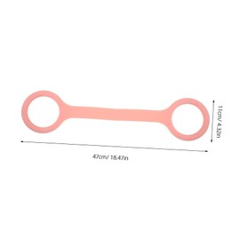 SUPVOX Figure Resistance Band for Women Elastic Fitness Pulling Rope for Arm Back Exercises Durable Shoulder Stretch Band for Home Workouts Yoga Compact Reliable Resistance Tool Pink