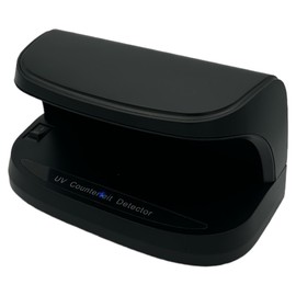 MxMan Counterfeit Money Detector - UV LED Light Fake Counterfeit Money Detector for All Businesses - Note Checker Easily Spots Fake Money Notes - Money Checker to Test ID Authenticity - British Brand