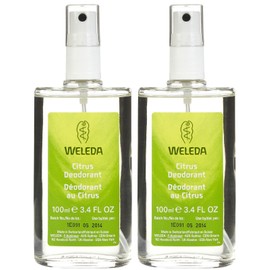 Weleda Refreshing Non-Aerosol Deodorant Spray, Citrus - 3.4 Fl Oz (Pack of 2)