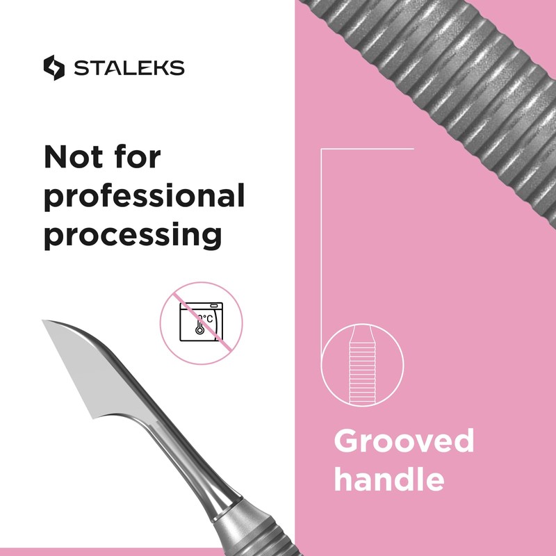 STALEKS Beauty & Care 30 Type 1 Cuticle Pusher (Rounded