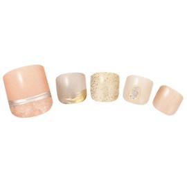 BeautyAvenue Foot Nail Seal, Gel Nail, Hardening Type, Foot Straw Gradation