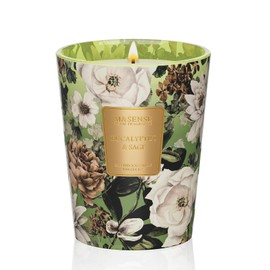 M&SENSE Eucalyptus Sage Scented Candle, 14.1oz 60H Burn Time Slow Burning, Natural Soy Candles Aromatherapy Relaxing Sleep, Home Fragrance Housewarming Gifts