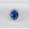 Dtup Anillo De Compromiso Lady Di Princesa Katte Plata S925