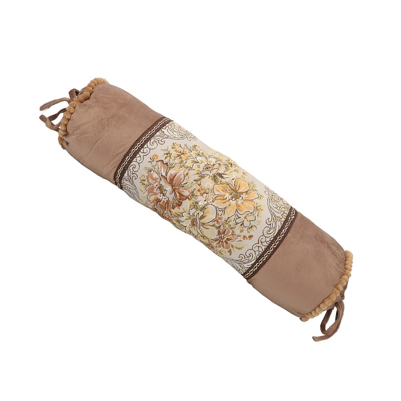 Foot Massage Cylinder Pillow Detachable Soft Foot Embroidery Cylinder Pillow