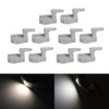 10Pcs Hinge LED Sensor Light Warm/Cool White Universal Cabinet Cupboard