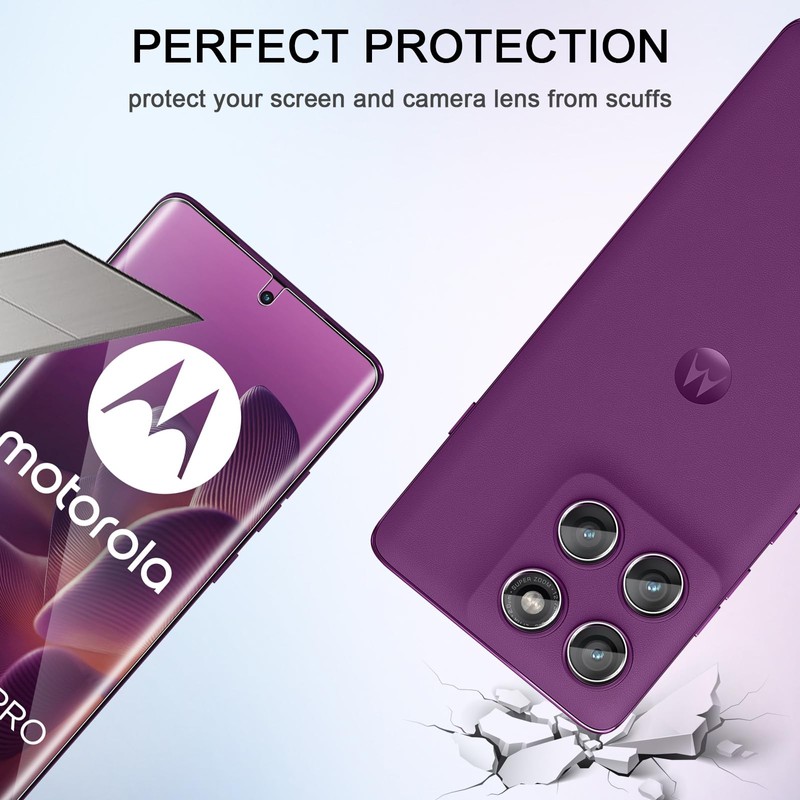QULLOO Hydrogel Screen Protector for Motorola Moto Edge 60 Pro,