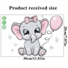 Elephant Wall Art Nursery - Animal Wall Stickers Lovely Elephant
