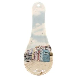 The Leonardo Collection Sandy Bay Spoon Rest for Kitchen & Home | Lovely Spoon Holder for Kitchen Accessories | Designed by Macneil Studios | Heat Resistant Spoon Rest for All Types of Spoons