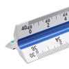 Biaungdo Engineer Scale Ruler, 12 Inch Solid Aluminum Triangular Drafting