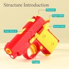 Fidget Gun Toys for Adults, 3D Printed Mini 1911 Small
