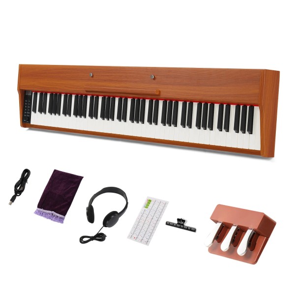 Ktaxon 88 Key Semi-Weighted Digital Home Piano Electronic Keyboard With