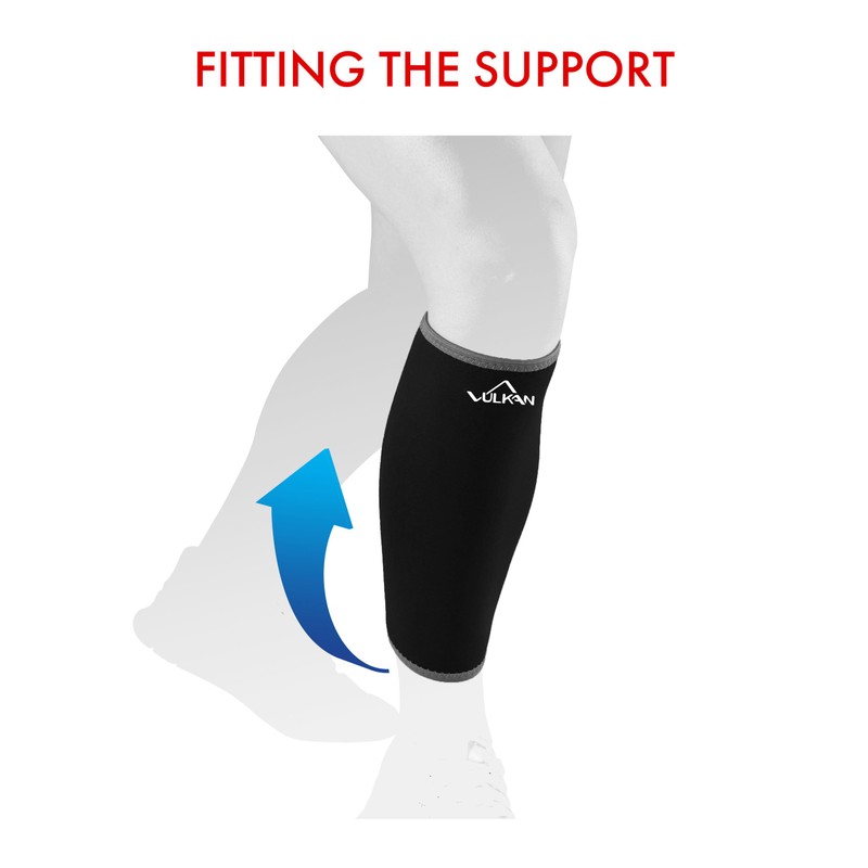 Vulkan Classic Calf/Shin Support, Large, 38 to 42 cm, Breathable