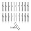 20 Pack Gtysmox Glass Filter Tips, Reusable Clear Round Mouthpiece,