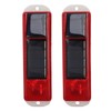 2pcs Solar Strobe Warning Light Waterproof Light Control High Bright