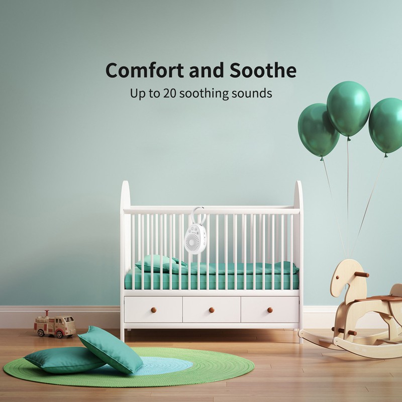 White Noise Sleep Sound Machine Built in 20 Sound Sources