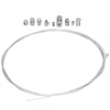 2 Meters Steel Brake Cable with 9pcs Repair Nipples Accessories
