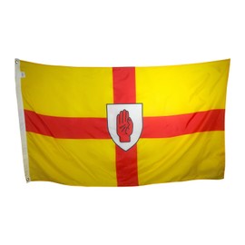 Ulster Flag - Ireland Province Outdoor Flag of Ulster - Durable and Fade Resistant All Weather Nylon Flag - Made in USA (3x5')