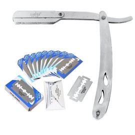 Porta Navaja Para Razurar/Barbero Aashta PB-915 Con Cajita De 10 repuesto