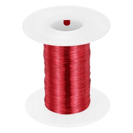 sourcing map 32 AWG Magnet Wire, 32 Gauge / 0.2mm Enameled Copper Wire, 2 oz Magnetic Coil Wire for Transformer, Motor, Electric, 155C(311F)