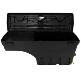 CCIYU Truck Bed Storage Box | Fits for Jeep Gladiator 2020-2023 | Right Side, Lockable Wheel Well Tool Box with Key, ABS Tool Box